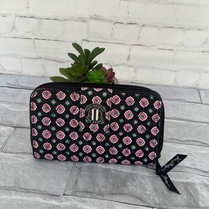 Vera Bradley turn lock wallet quilted pedals dots pattern